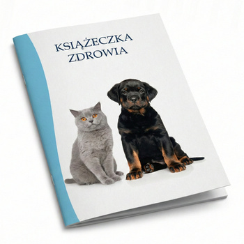 Książeczka Zdrowia Psa i Kota (A6) – Wersja Dwujęzyczna PL/EN