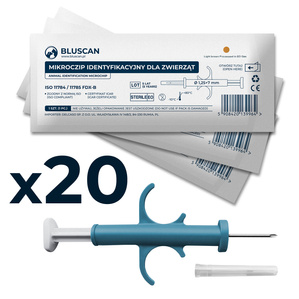 Набір [20 шт.] Мікрочіп / Чіп RFID 7мм Bluscan Nano – Економ-пакет